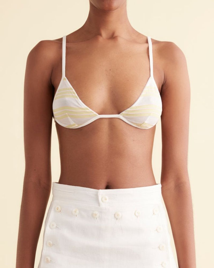 BODE New York Morris Stripe Di Bra | Underpinnings