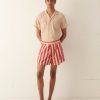 BODE New York Valance Stripe Boxer Shorts | Shorts