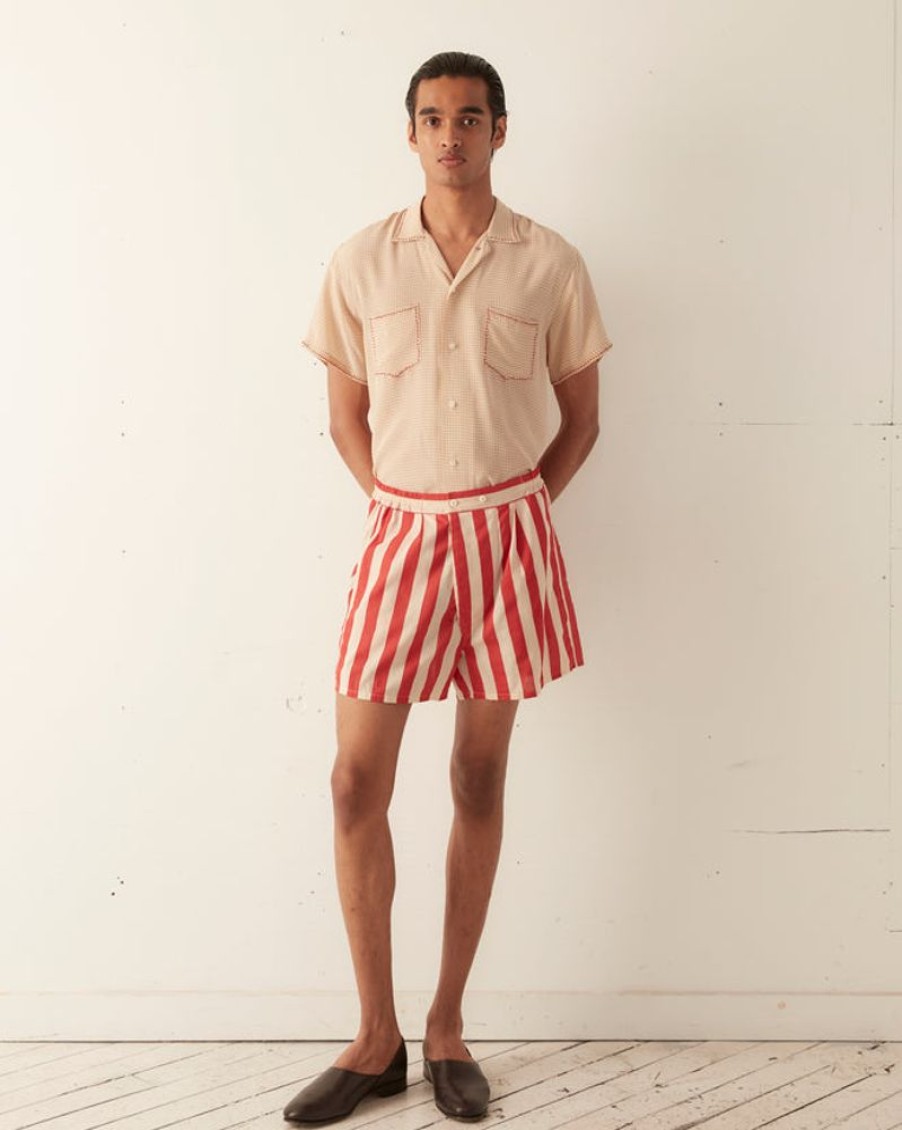 BODE New York Valance Stripe Boxer Shorts | Shorts