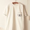 BODE New York Sailboat Pocket Tee - Cream | Cut & Sew