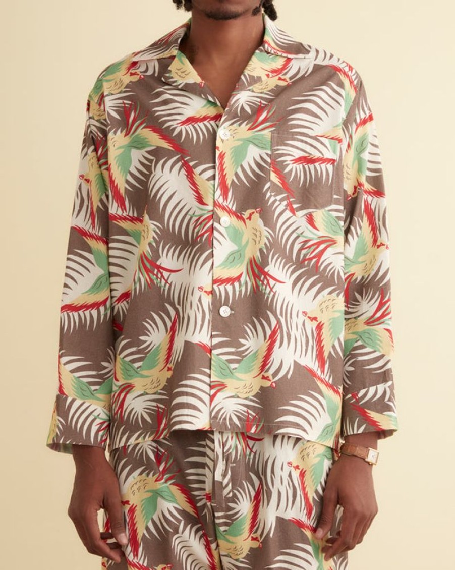 BODE New York Sun Conure Long Sleeve Shirt | Shirts