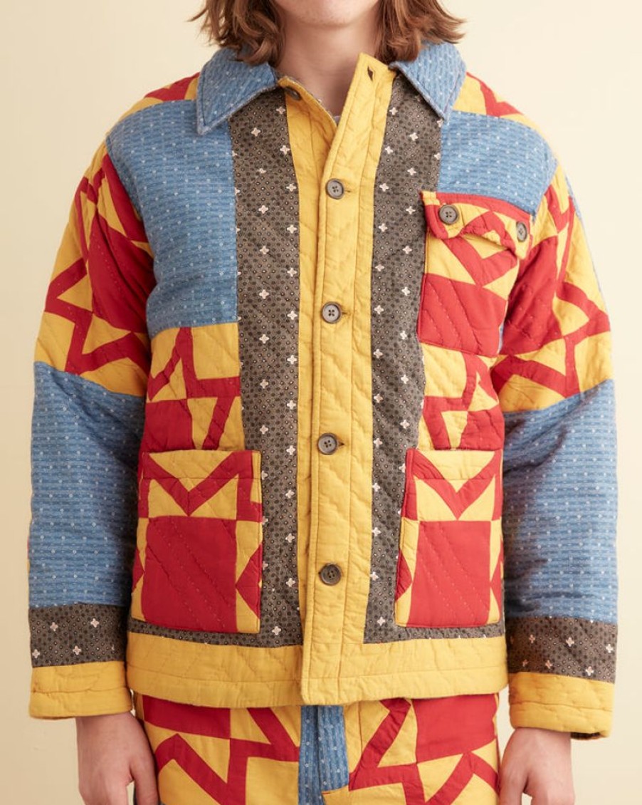 BODE New York Blazing Star Quilt Jacket | Outerwear