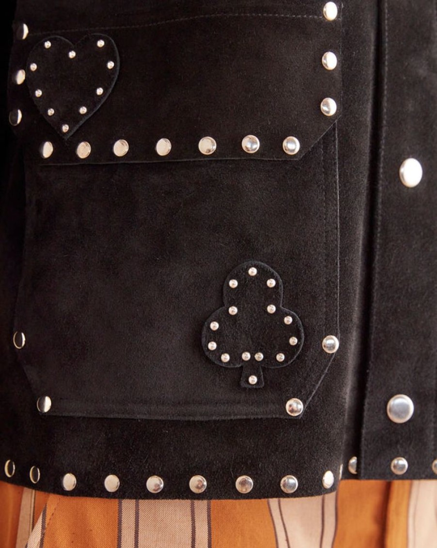 BODE New York Deck Of Cards Studded Jacket | Outerwear