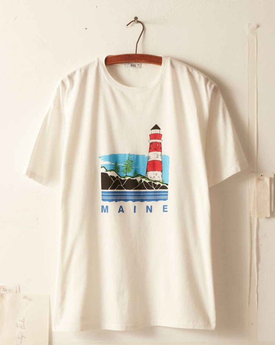 BODE New York Maine Tee | Cut & Sew