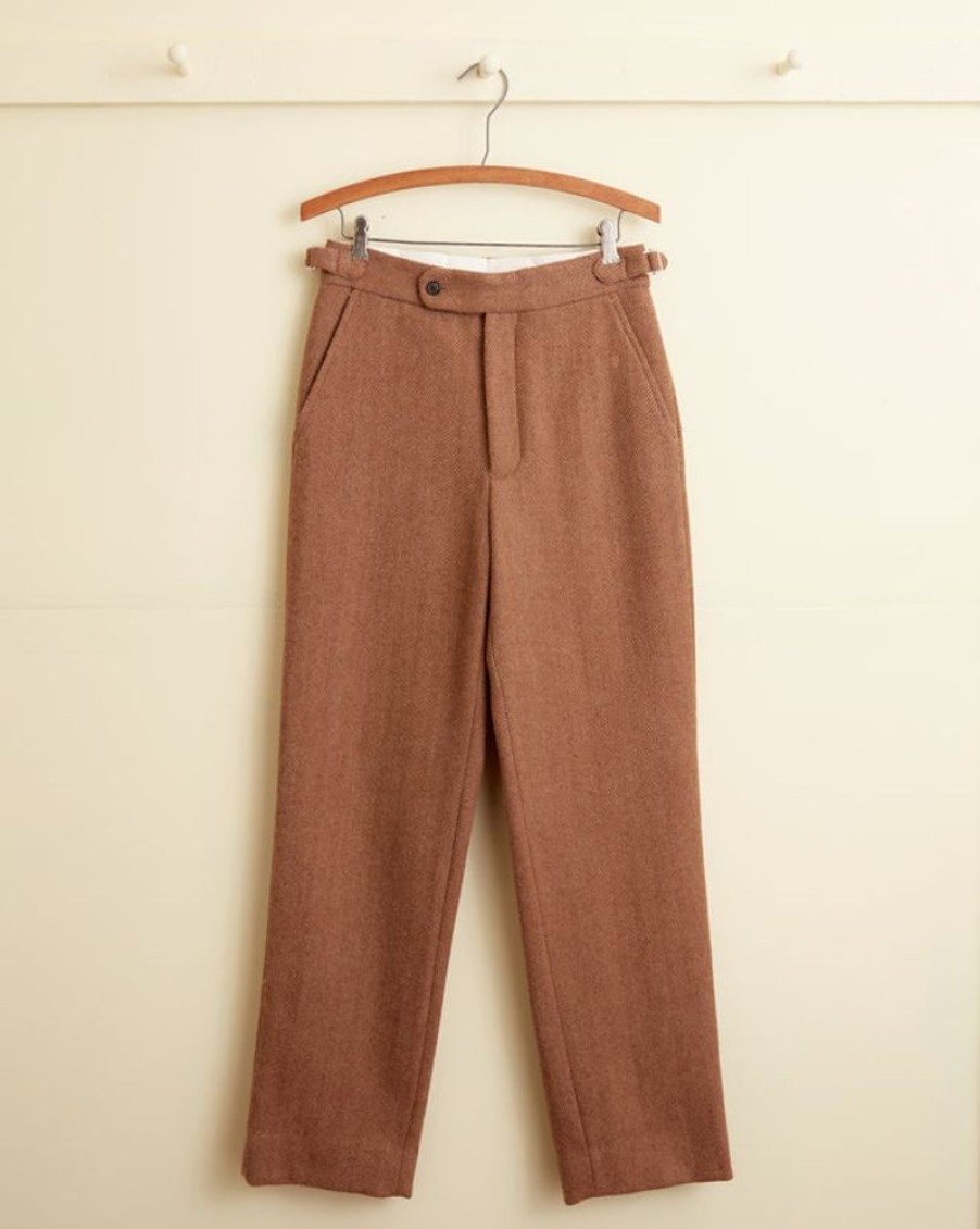 BODE New York Cinnamon Chevron Trousers - 28 | Trousers & Pants