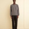 BODE New York Cashmere Crewneck - Grey | Knitwear