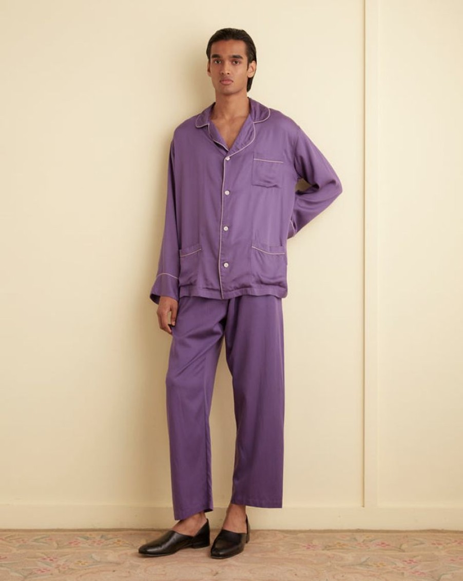 BODE New York Amethyst Pajama Pants | Trousers & Pants