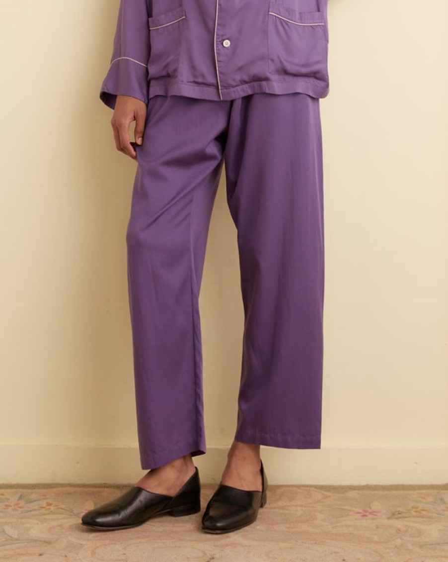 BODE New York Amethyst Pajama Pants | Trousers & Pants