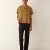 BODE New York Lemon Paisley Short Sleeve Shirt | Shirts