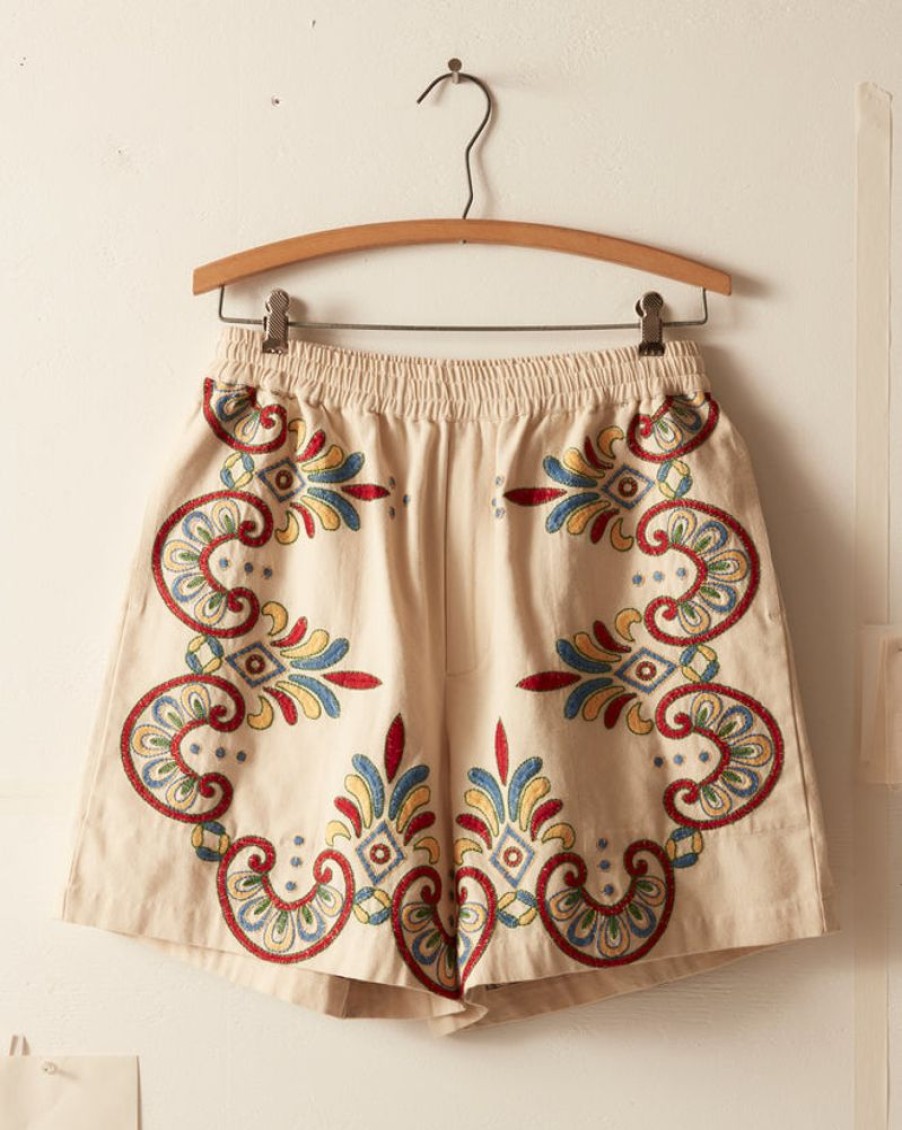 BODE New York Embroidered Carnival Shorts | Shorts