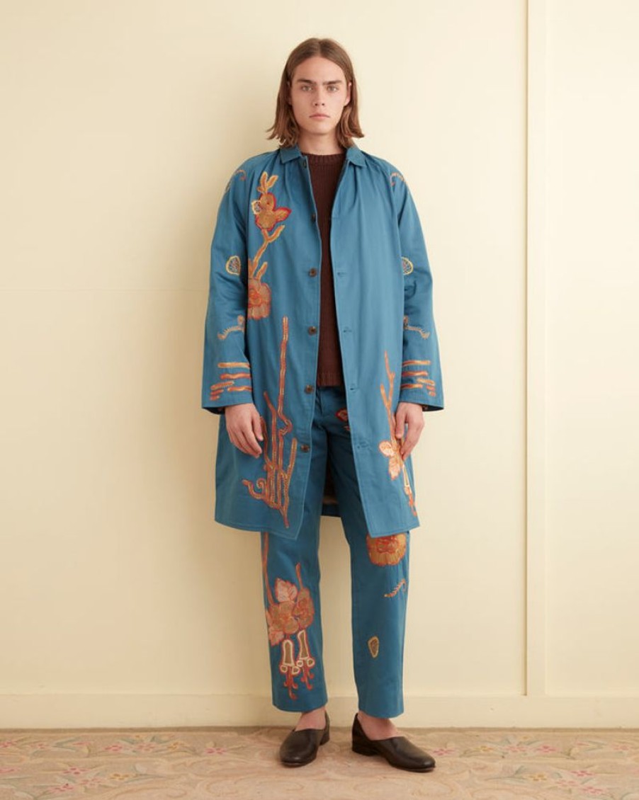 BODE New York Bell Flower Coat | Outerwear