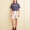 BODE New York Cross-Stitched Rose Garland Shorts | Shorts