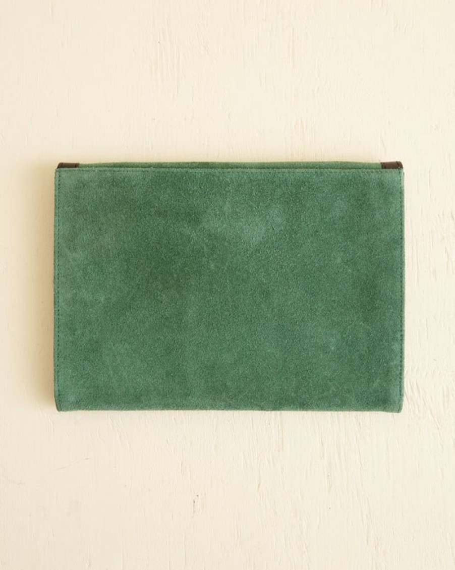 BODE New York Gem Venue Clutch - Green/Black | Accessories