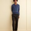 BODE New York Cashmere Polo - Blue | Knitwear