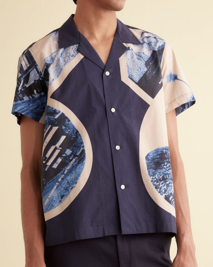 BODE New York Goldfield Short Sleeve Shirt | Shirts