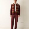 BODE New York County Plaid Cardigan | Knitwear