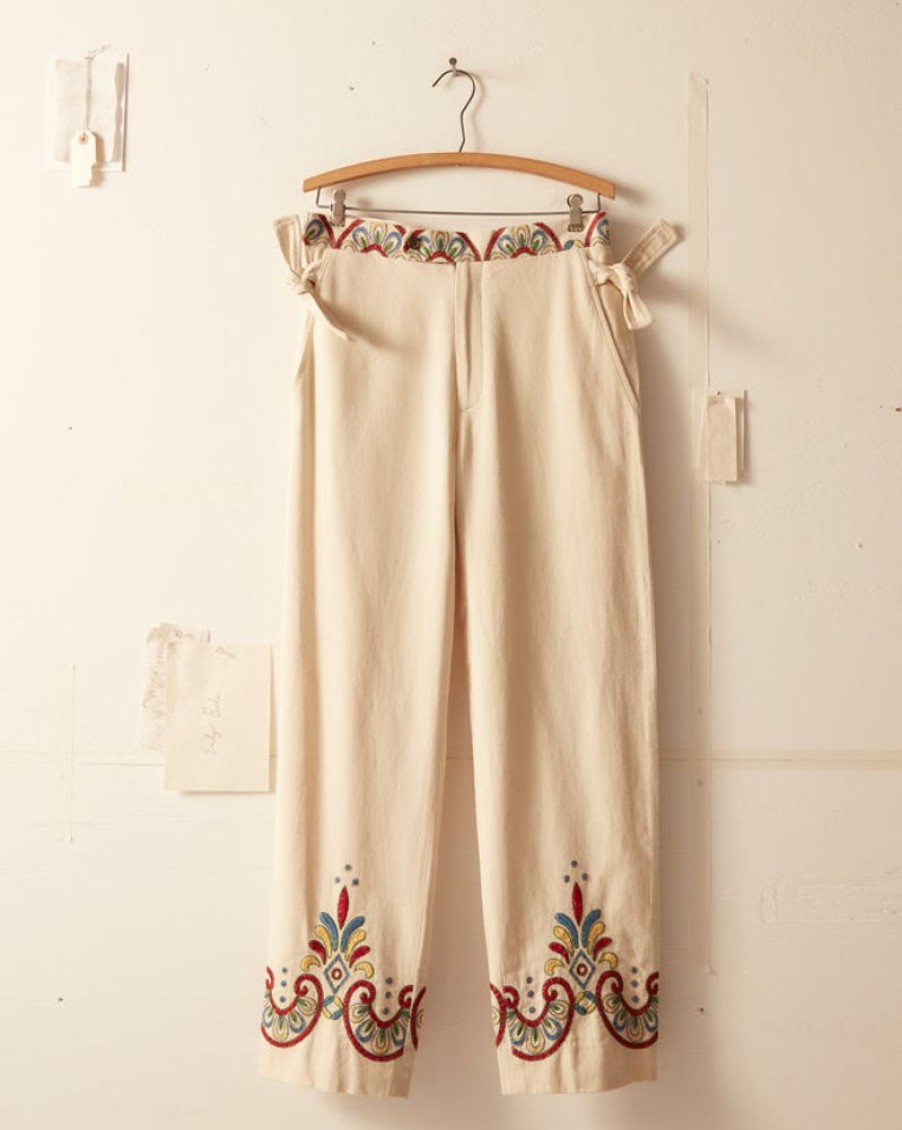 BODE New York Embroidered Carnival Trousers | Trousers & Pants