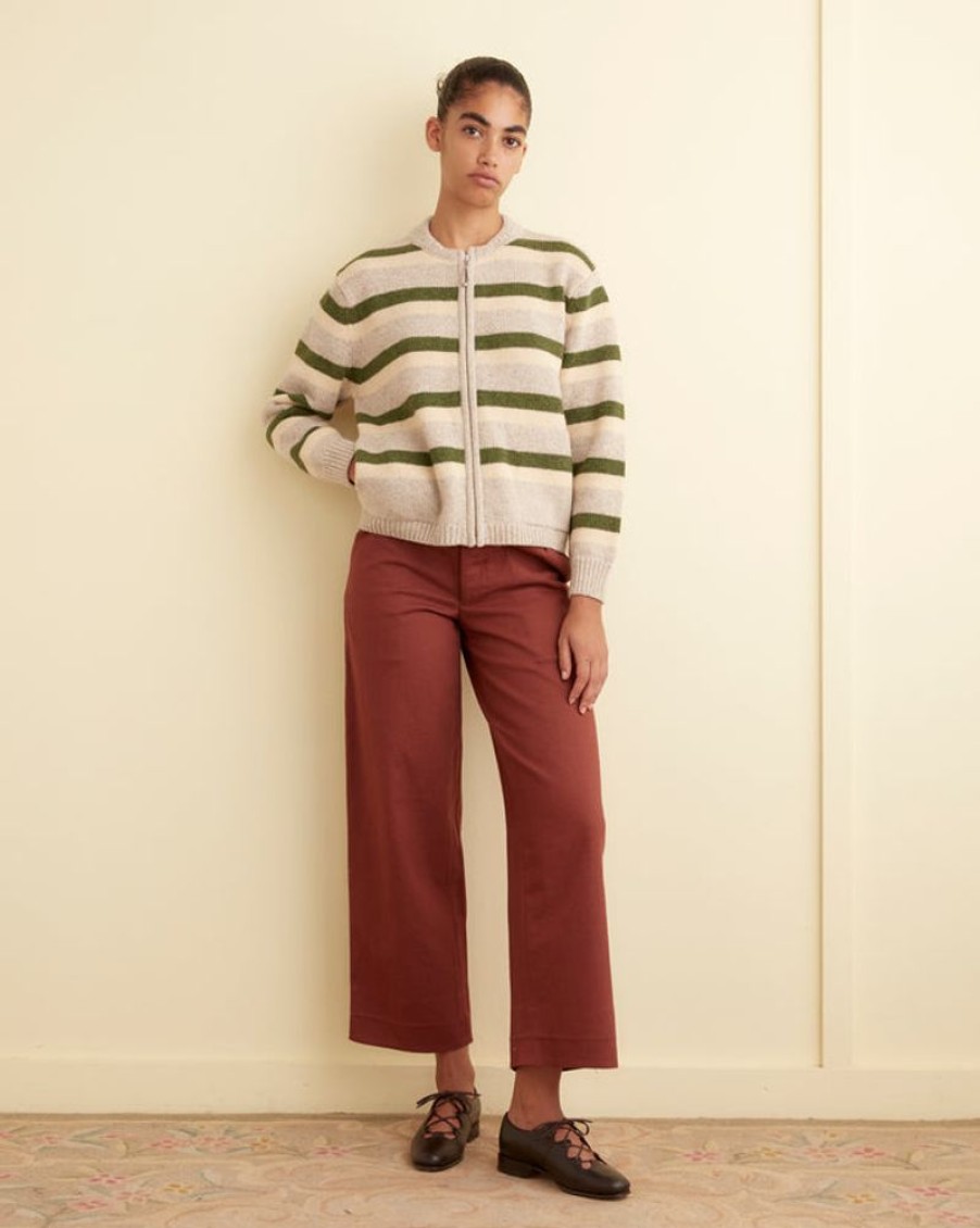 BODE New York Brewster Cardigan /Green | Knitwear