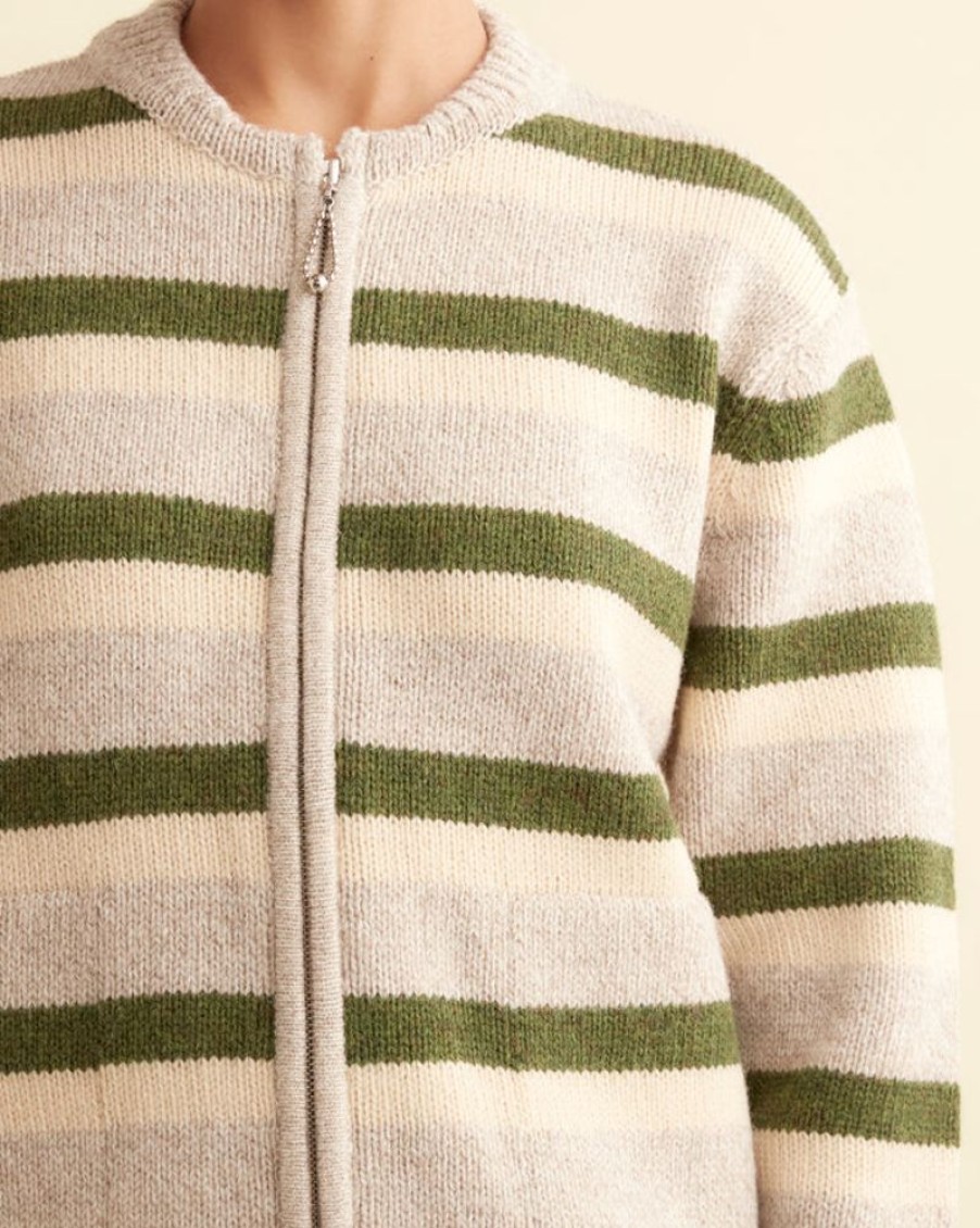 BODE New York Brewster Cardigan /Green | Knitwear