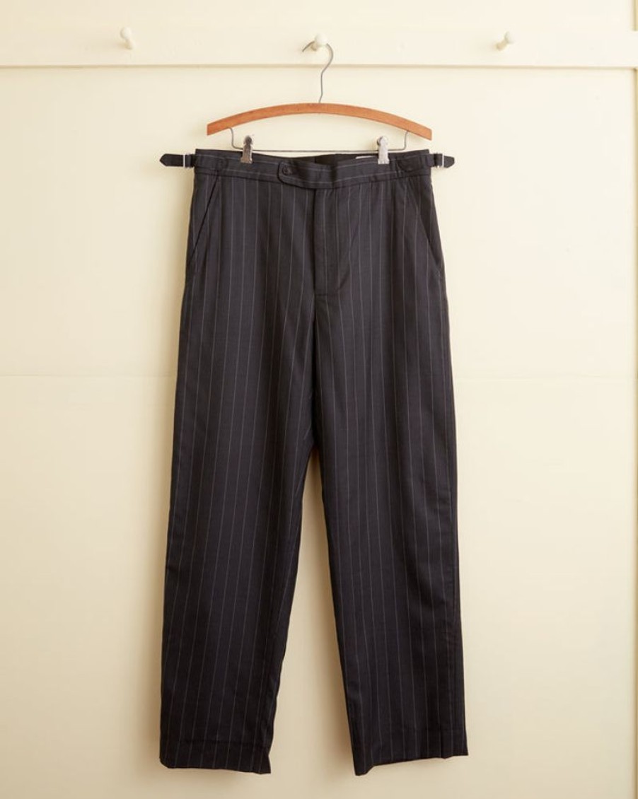 BODE New York Graphite Spindle Trousers - 32 | Trousers & Pants